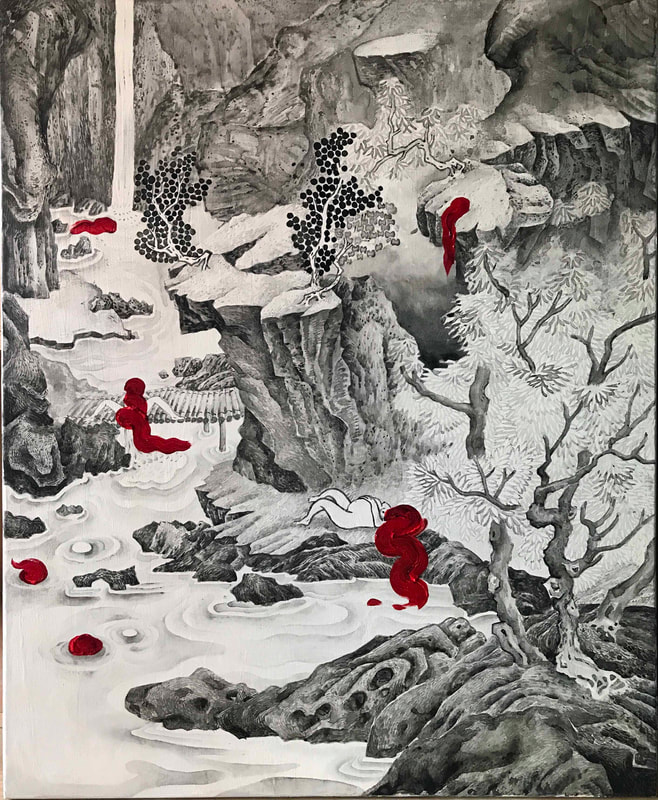風景中的紅色